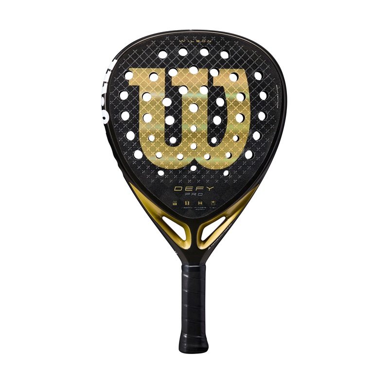 Defy Pro V1 Padel Racket|4-1/4″|Black/Gold