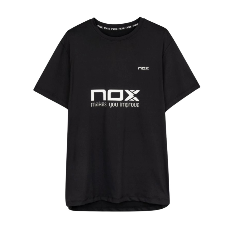 Nox – T-shirt de padel LA10 Leo Augsburger Noir