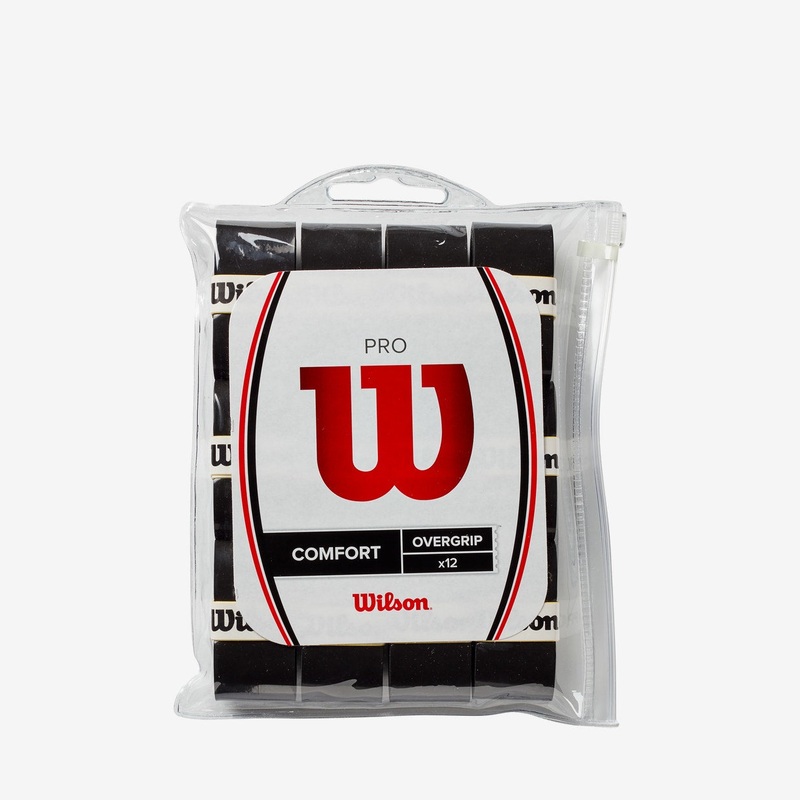 Wilson Pro Overgrip (12 Pack)|Black