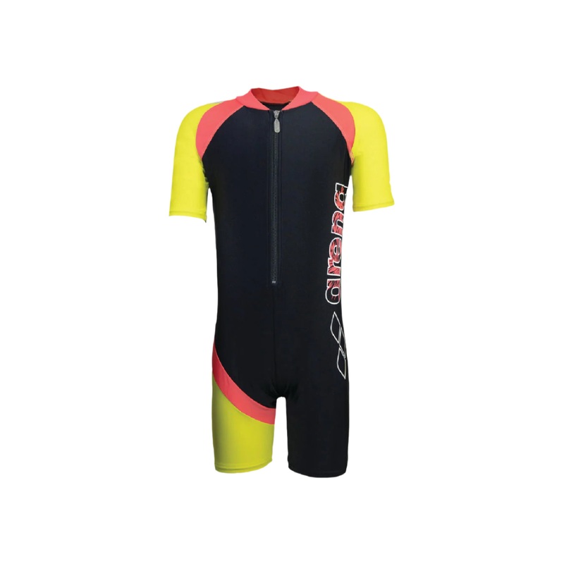 Arena Junior 1 Piece Short Sleeve Half Swimming Suit (AUV20313)