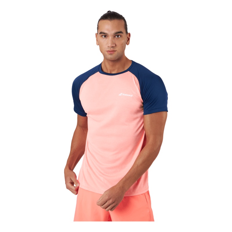 T-shirt Play Crew Neck Fluo Red