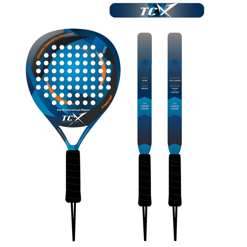 3K Cartbon Beach Tennis Racket for Professional Palyers