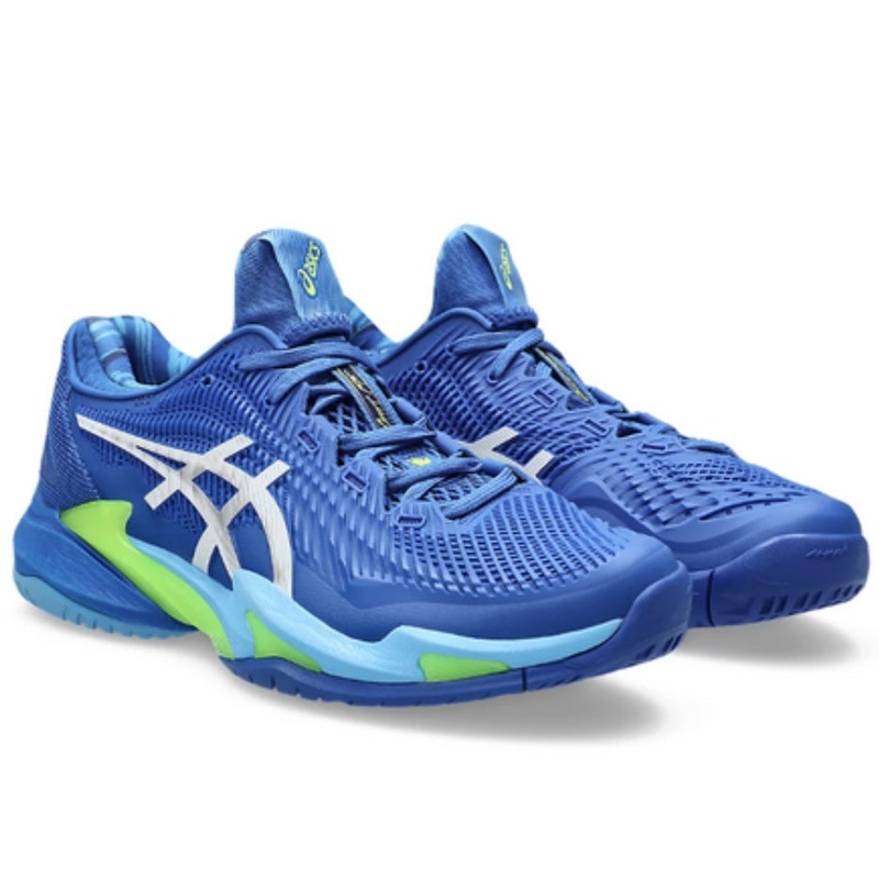 Asics Court FF 3 Novak Men’s Tennis Shoes (Tuna blue-White)
