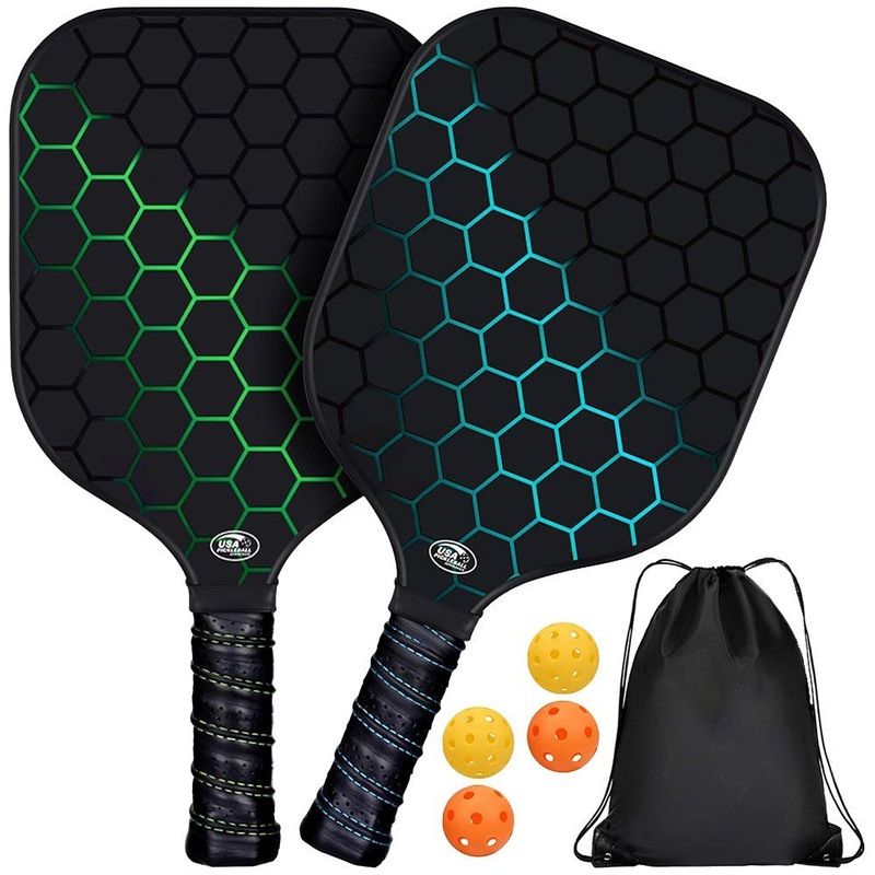Premium Usapa Approved Pickleball Set with Rackets and Balls