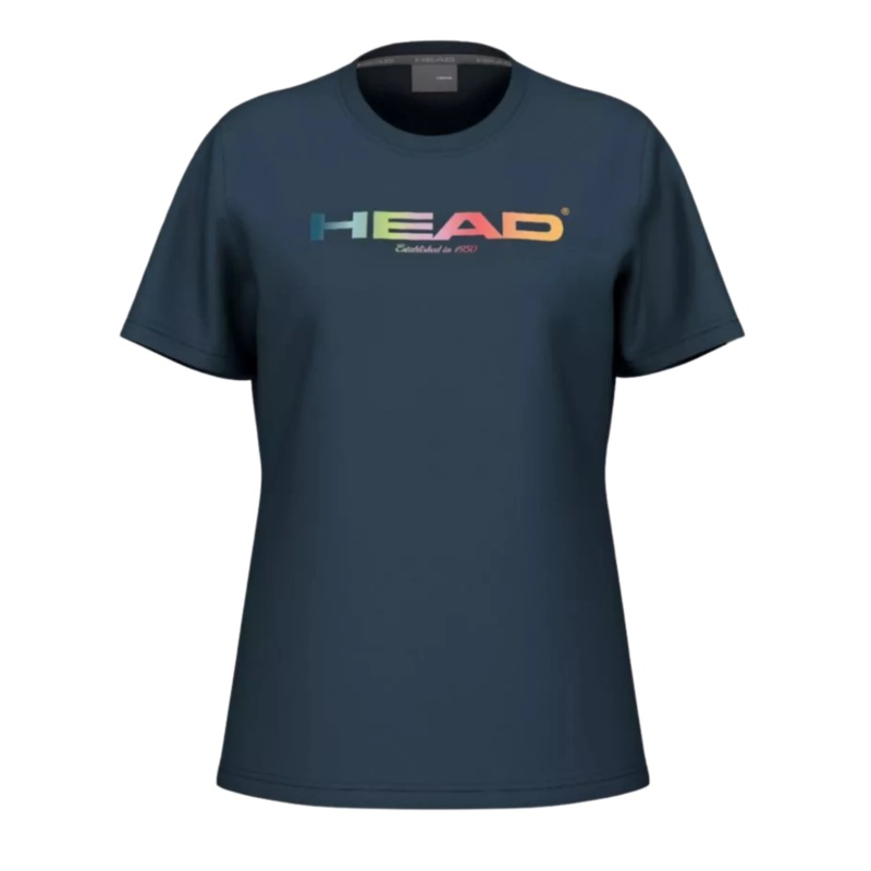 T-Shirt de padel Head Rainbow Marine Femme