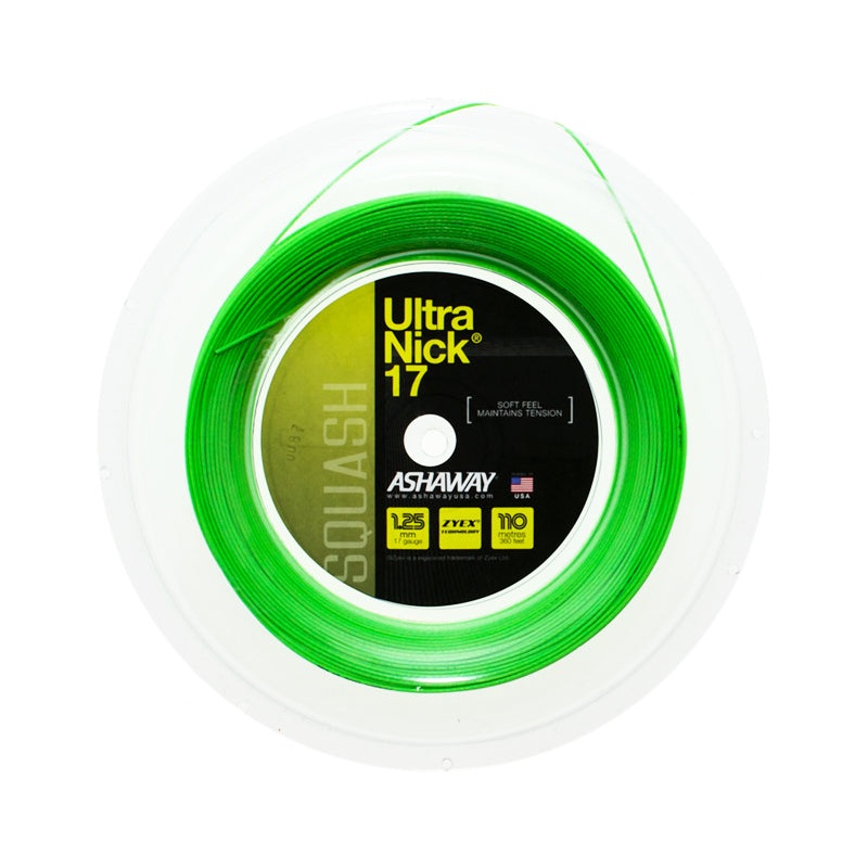 Ashaway UltraNick 17 1.25mm – Green (+$32.00)