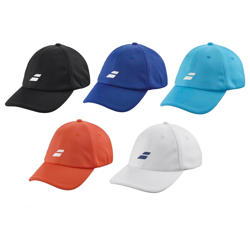 Babolat Unisex Pure Logo Cap|Black|Navy Blue|Cyan Blue|Fiesta Red|White
