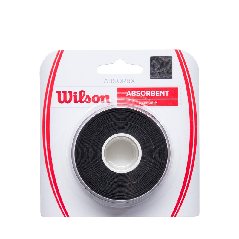 Wilson Absorbx Overgrip 3 Pack Black