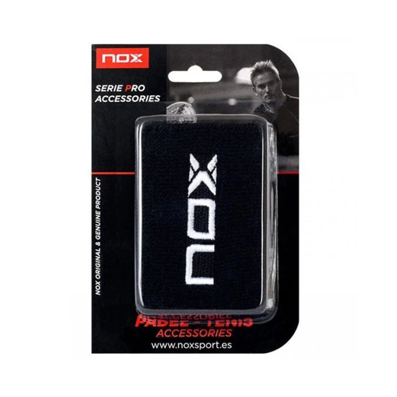 Blister Wristband 2 Pcs – Black (White Logo)