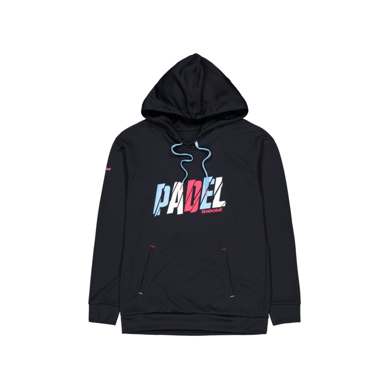 Sweat Padel Hood Black|S|M|L|XL|XXL
