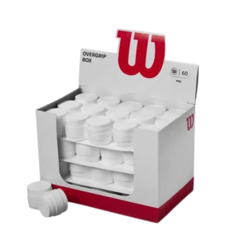 Wilson – Surgrips de Padel Pro Overgrip Pack X60 Blanc