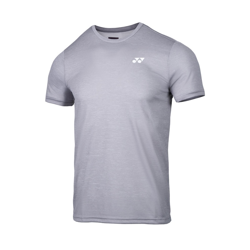 Yonex Men’s Round Neck Easy Tee (Light Grey)