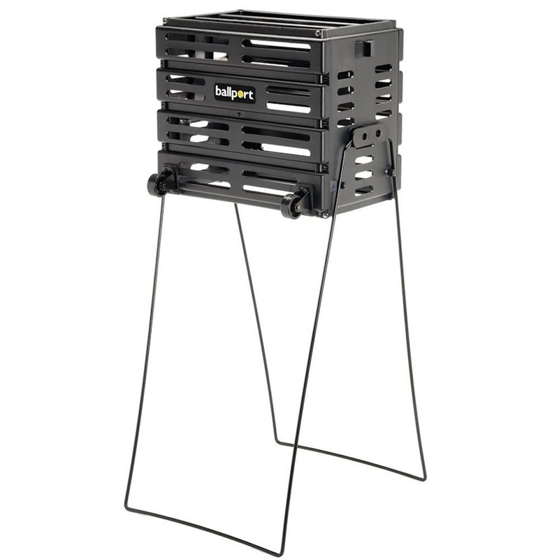 Tourna Deluxe Ballport with Wheels (Black/Red/Blue)