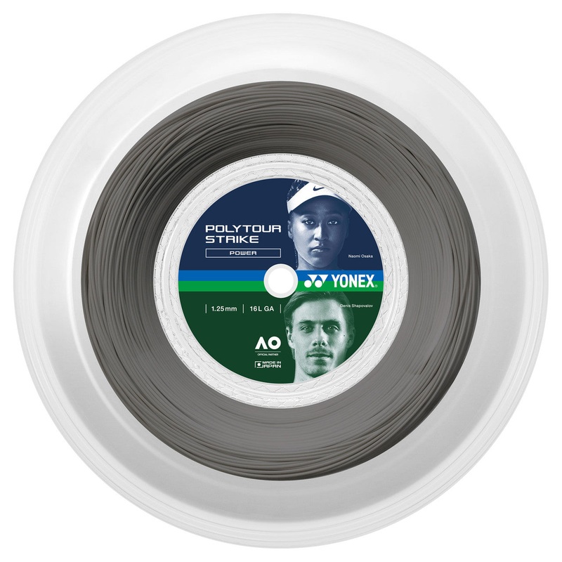 Yonex PolyTour Strike 1.25mm – Grey (+$38.00)