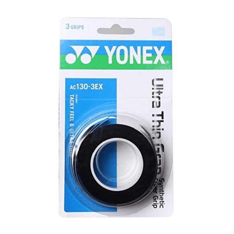Yonex Ultra Thin Grap (3-pak, Sort)