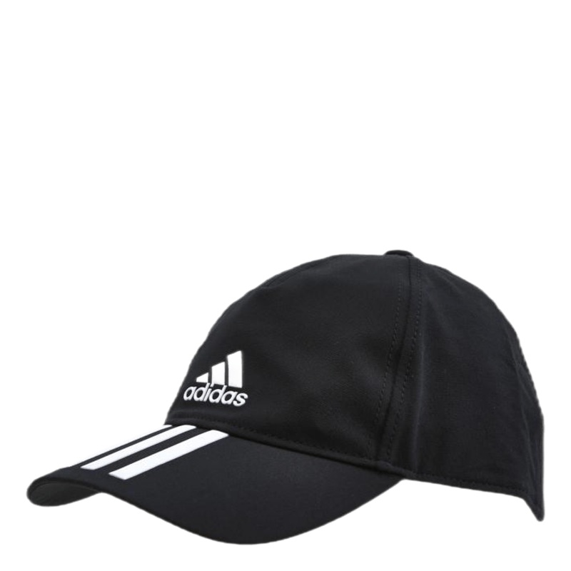 Baseball 3 Stripes Cap Svart/vit
