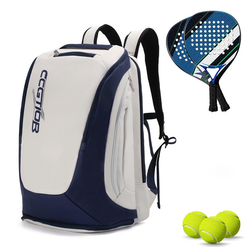 Wholesale High Quality Water-Resistent Large Capacity Duffle Backpack Paddle Tennis Rackets Pickleball Bag with Shoe Pocket