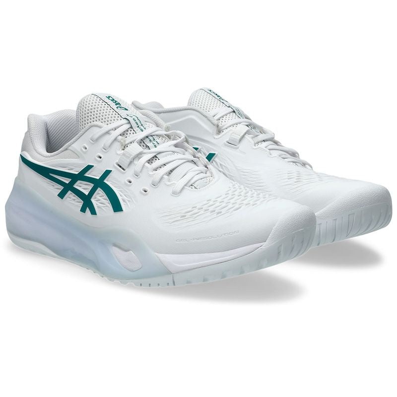 Asics Gel-Resolution X Mens Tennis Shoes (White-Pitch Green)