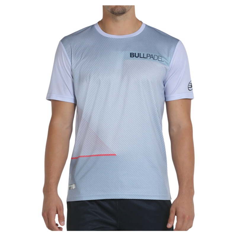 Bullpadel – T-Shirt de padel Carino Gris Bleu