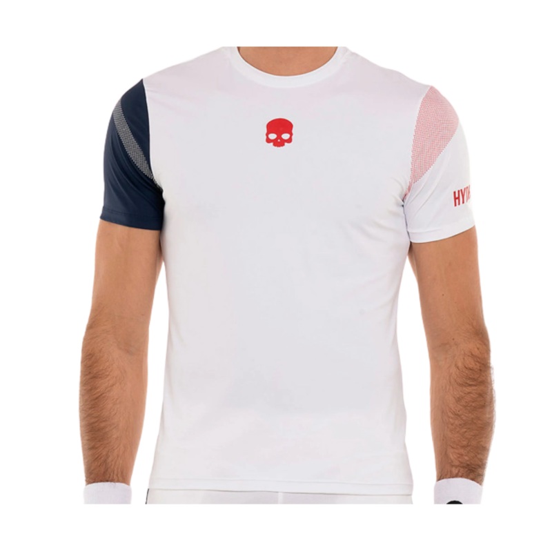 Hyrogen – T-shirt Hritage Tech Blanc