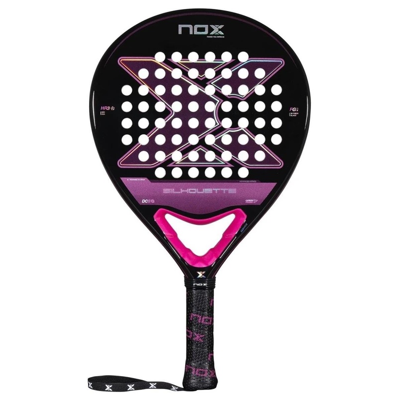 NOX X-One Silhouette Advance Series Padel Racket – Black / Pink