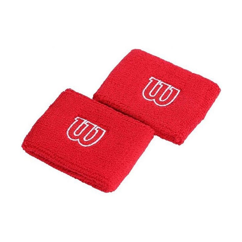 WS WRISTBAND WILSON RED|RED|Onesize