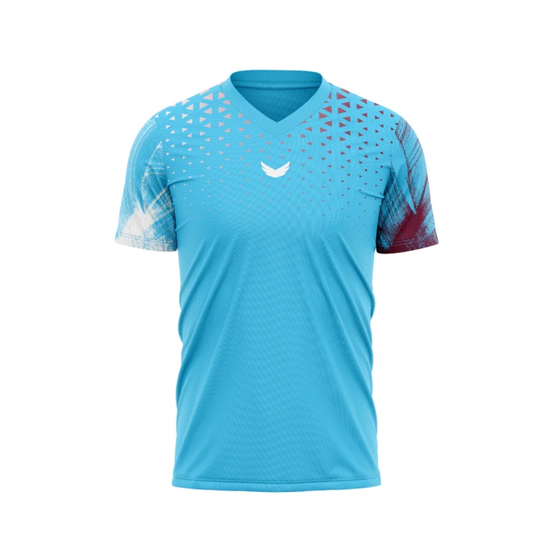 Wings BlueWave Dri-Fit Padel T-Shirt – Blue
