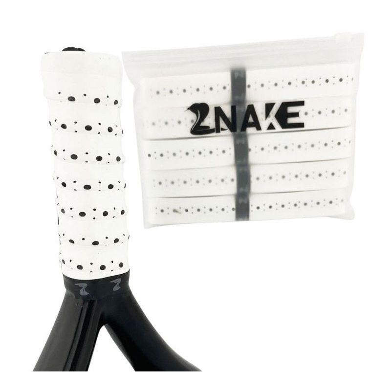 Znake Viper Sticky Padel Overgrips (5 stk., Hvid)