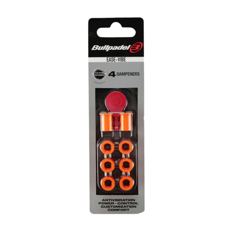 Bullpadel – Antivibrateurs de padel Ease Vibe X4 Orange