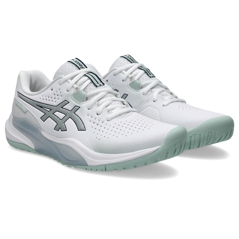 Asics Gel-Challenger 15 Men’s Tennis Shoes (White-Lichen Rock)