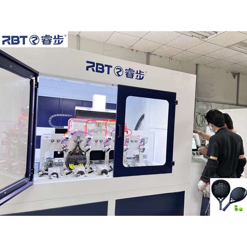 Rbt Beach and Padel Racket CNC Drilling Machine for Composite Based Sports Goods Manufacturer