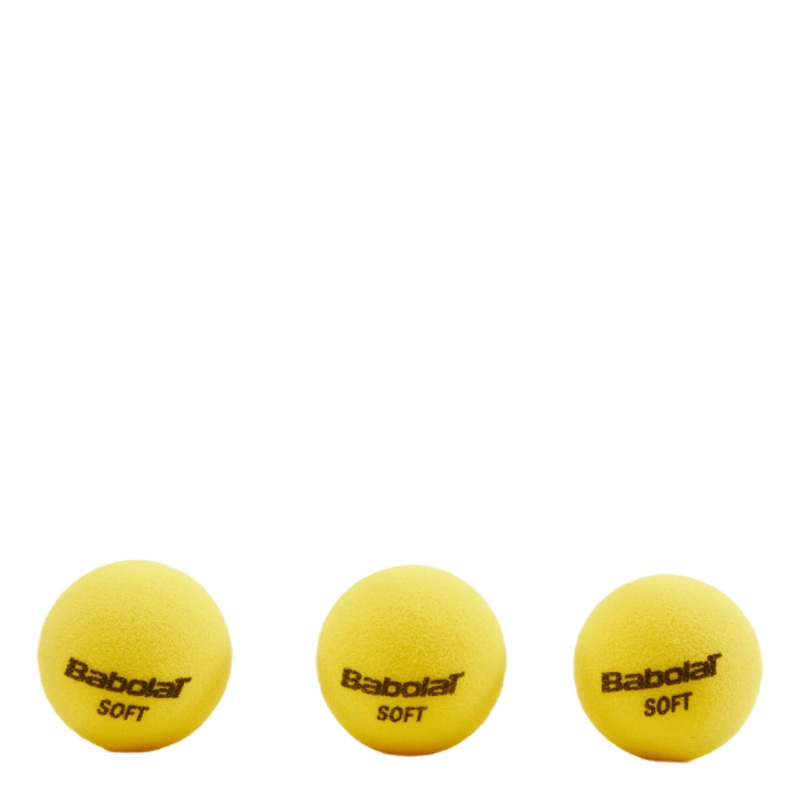 Soft Foam 3-pack Yellow|ONESIZE