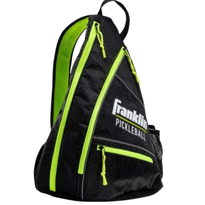 Franklin Pickleball Sling Bag Black/Optic Yellow