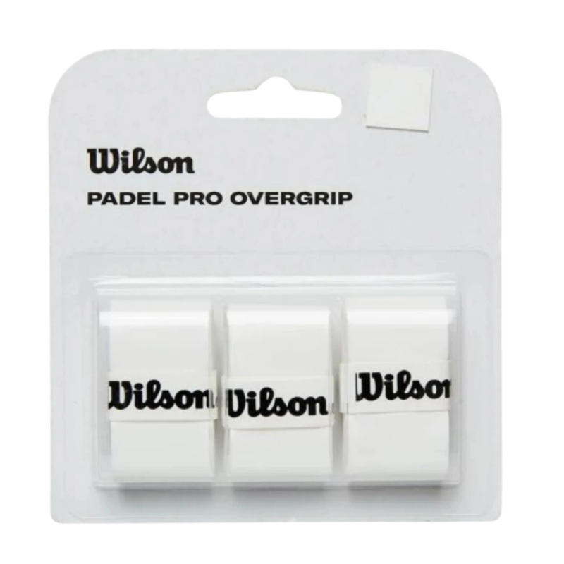 Wilson – Surgrips de padel Pro Overgrip Blanc
