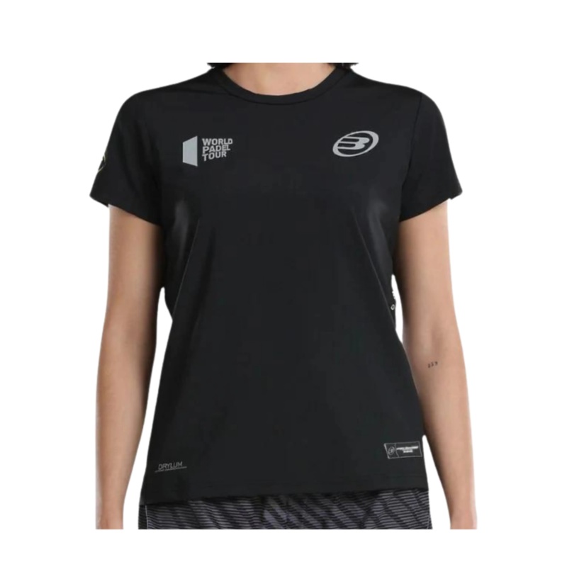 Bullpadel – T-Shirt de padel Llama Noir
