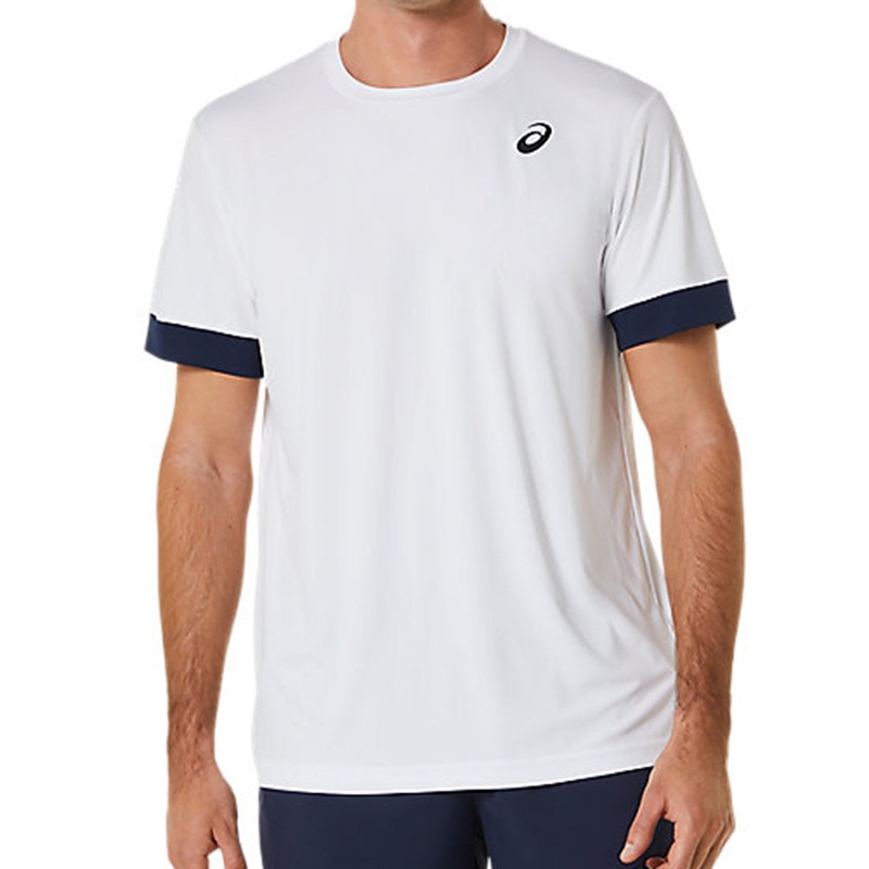Men Court Ss Top  – Brilliant White/Midnight