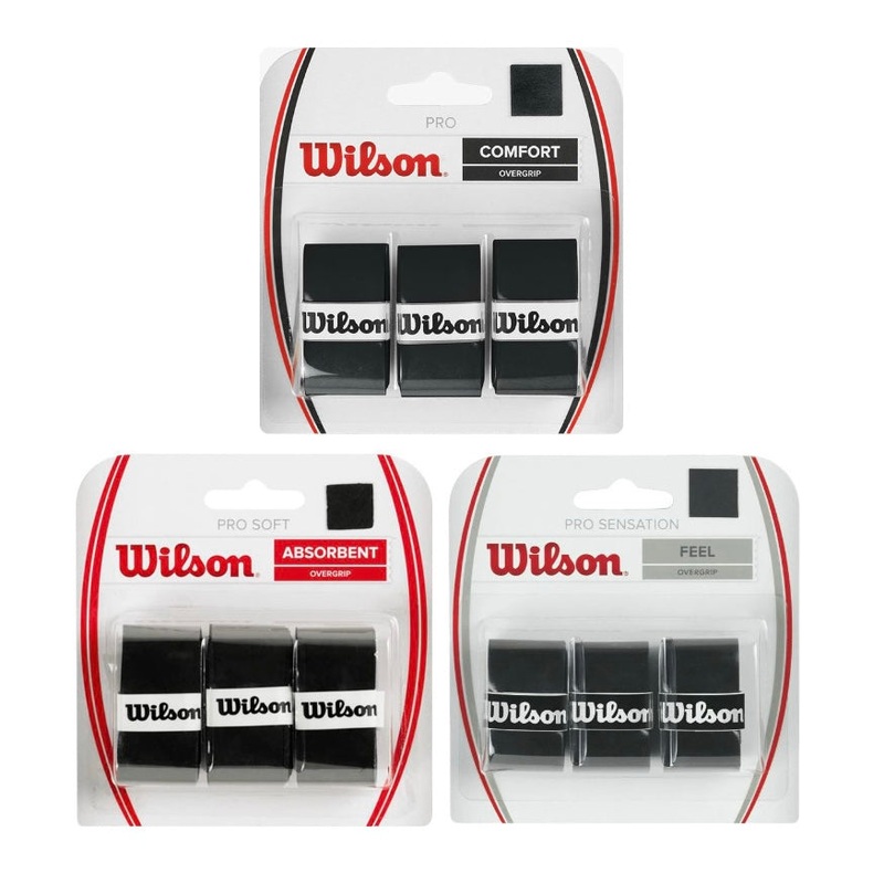 Wilson Black Overgrip (3 pieces)