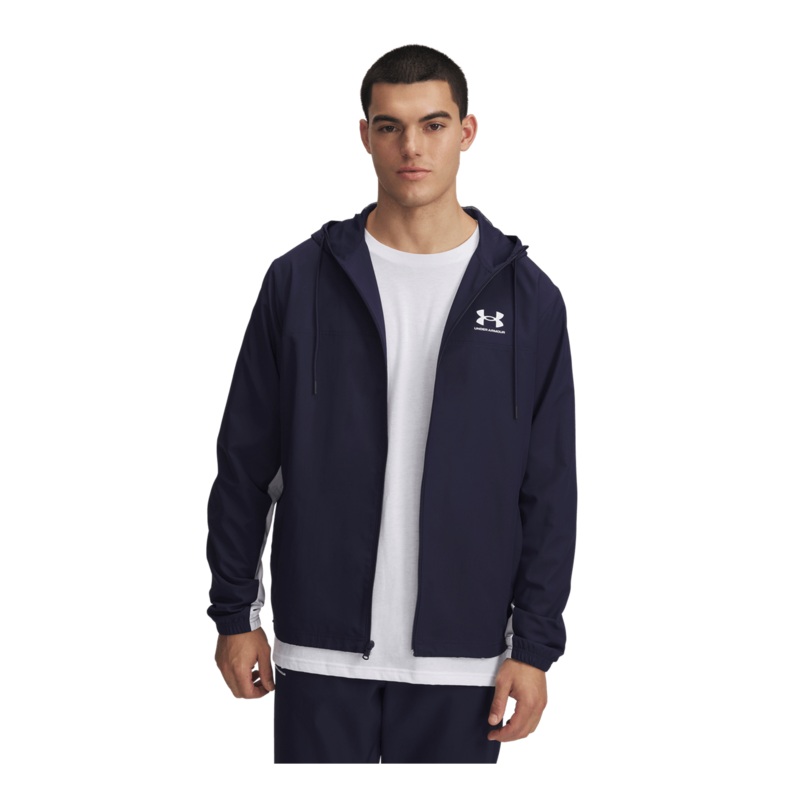 Ua Rival Wvn Windbreaker Midnight Navy