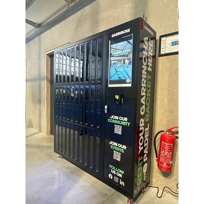 Weimi 2 in 1 Sports Equipment Tennis Ball Padel Rackets Lockers Vending Machine with Extra Box