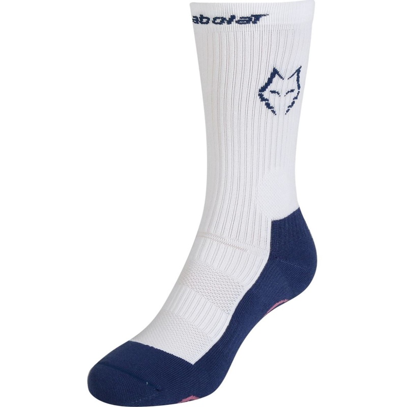 Babolat Mid-Calf Strmper Juan Lebron (White/Estate Blue)