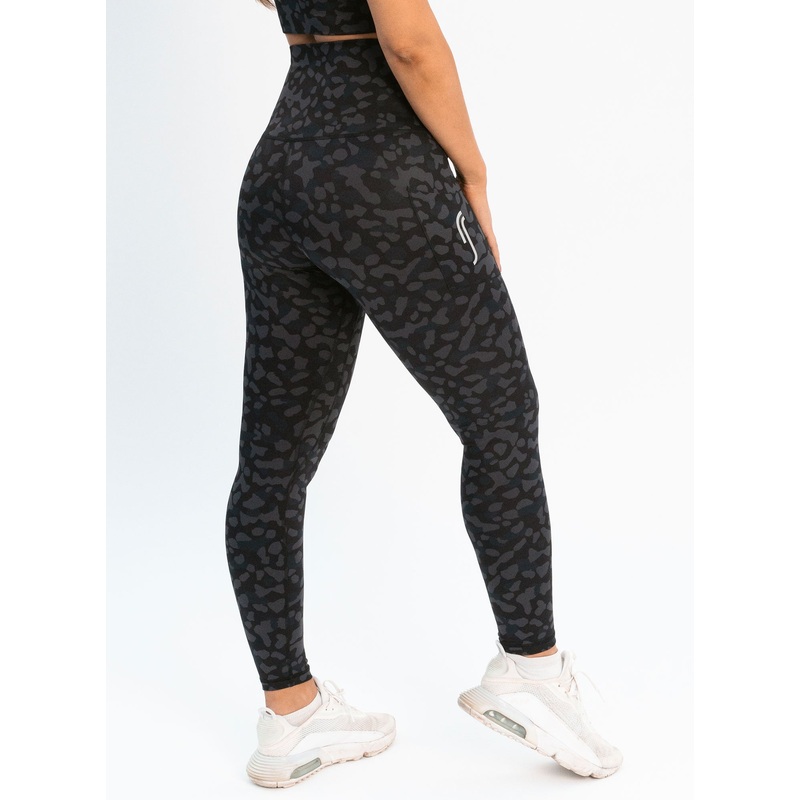 High Waist Tights Side Ball Pocket
