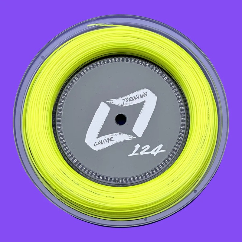 Toroline Caviar 1.24 Tennis String (Yellow) Mini Reel 100M (String Only)