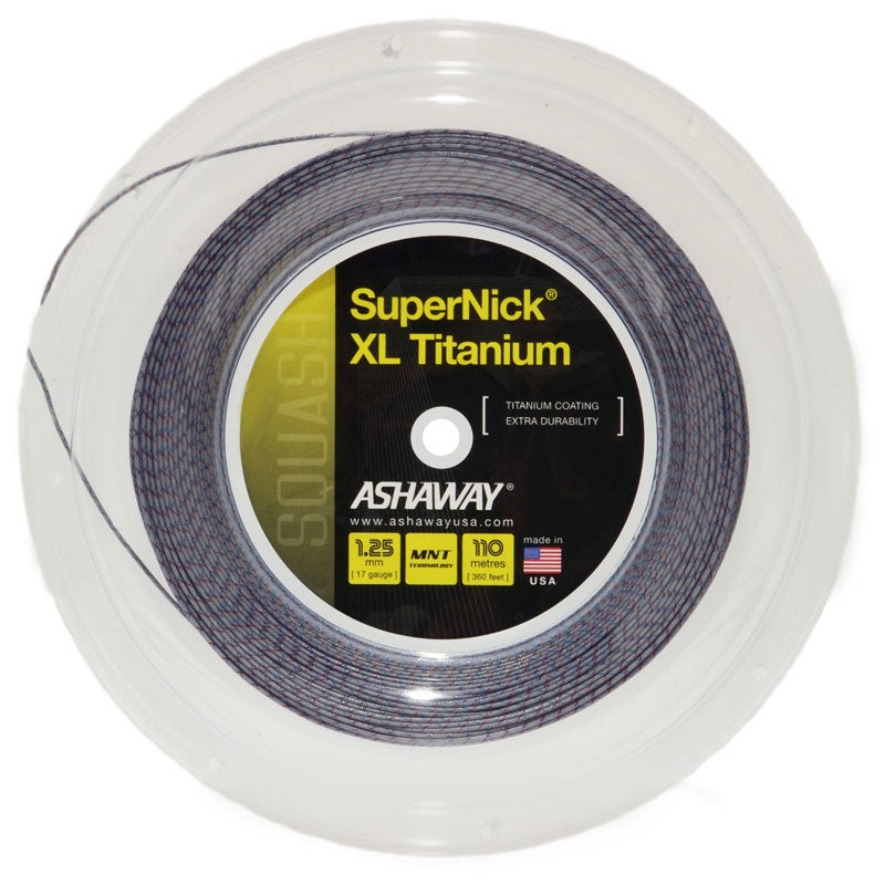 Ashaway SuperNick XL Titanium 1.25mm – Grey (+$25.00)