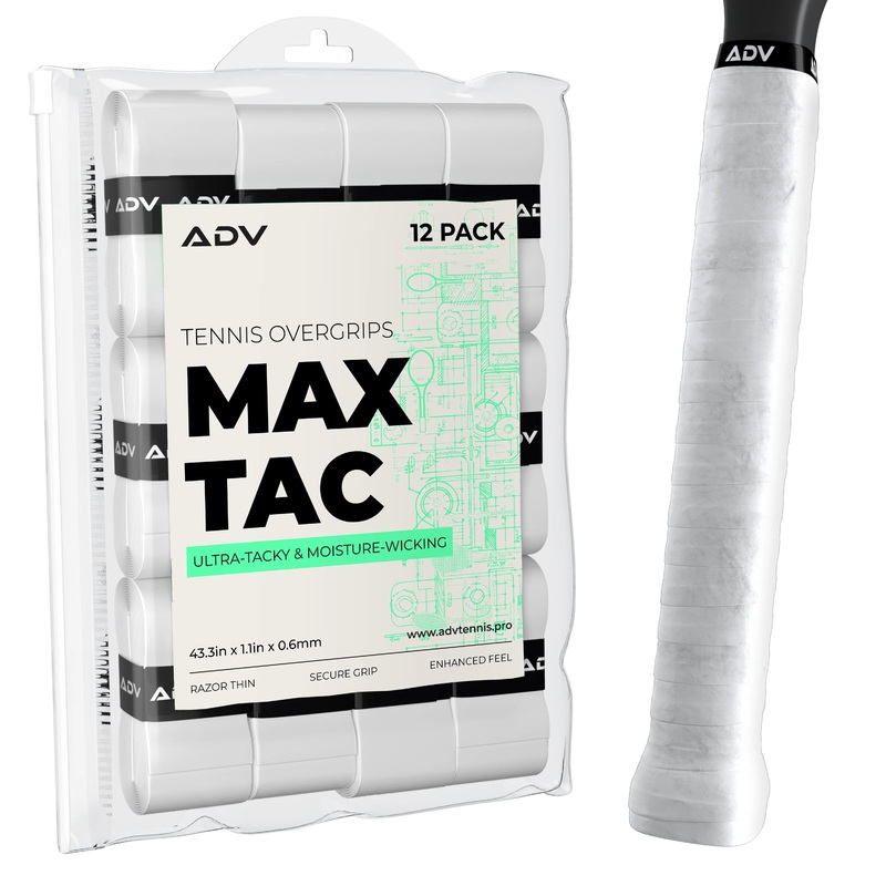 ADV MaxTac Overgrip (12 Pack)|White|Volt