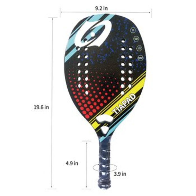 Custom 3K 12K 18K Carbon Padel Beach Tennis Racket