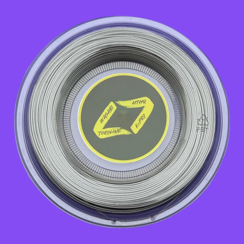 Toroline Wasabi 1.23 Tennis String (Carbon Grey) Mini Reel 100M (String Only)