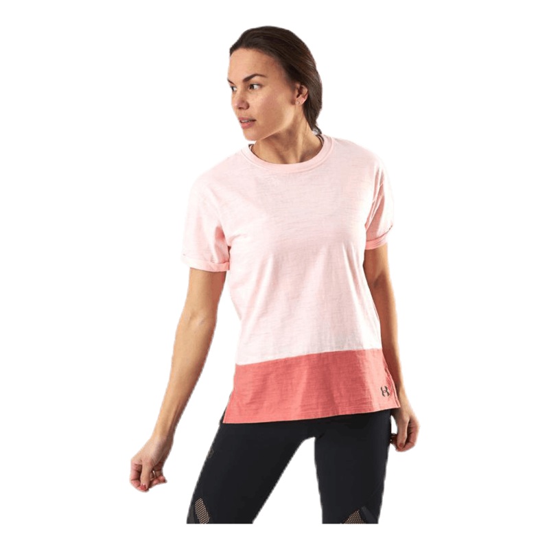 UA Charged Cotton SS Pink|XS|S|M|L|XL