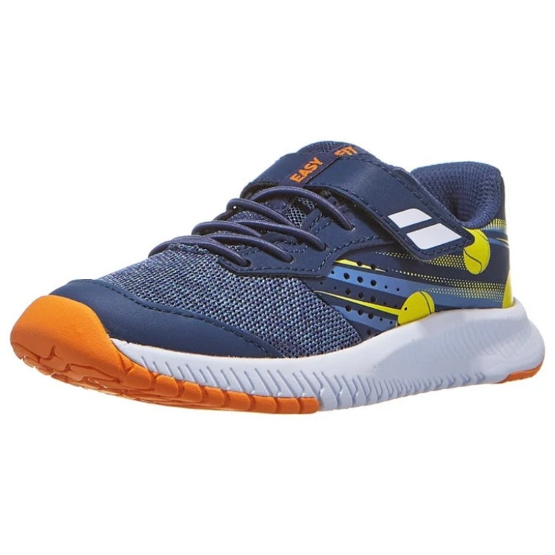 Babolat Pulsion All Court Kid Junior Tennis Shoes (Blue-Yellow)