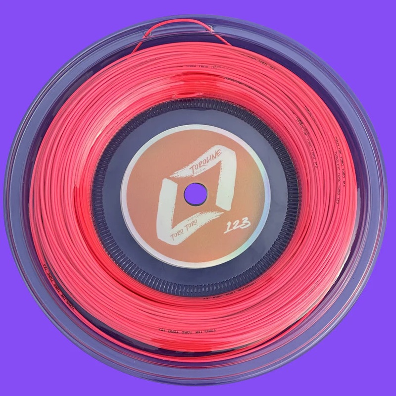 Toroline Toro Toro 1.23 Tennis String (Neon Pink) Mini Reel 100M (String Only)