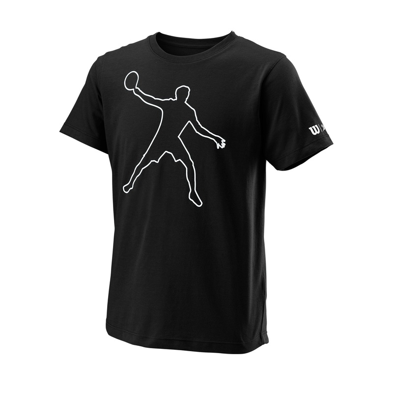 BOY’S BELA TECH PADEL TEE II – BLACK